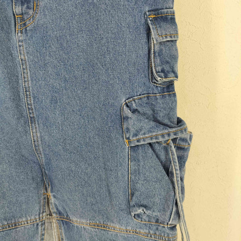 レイビームス Ray BEAMS フロントスリット ロング デニム カーゴ スカート レディース  0